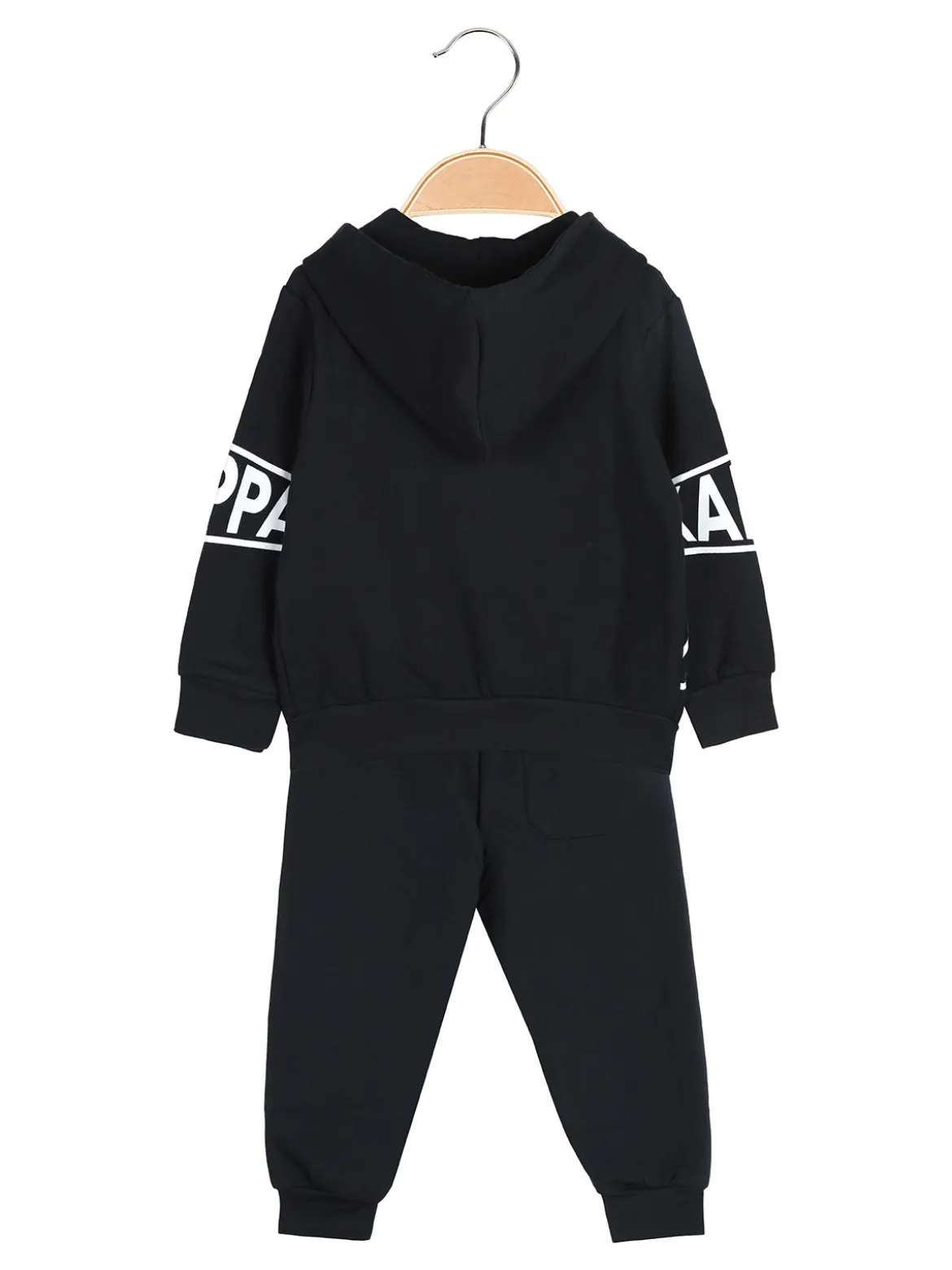 Kappa Completo tuta 2 pezzi da neonato con cappuccio e zip - blu scuro