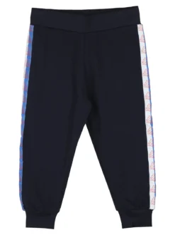 Kappa Completo tuta 2 pezzi da neonato in cotone con cappuccio e zip - blu