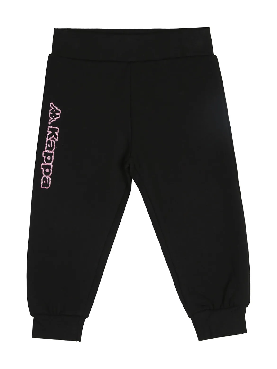 Kappa Completo tuta 2 pezzi glitter da neonata con interno felpato - rosa