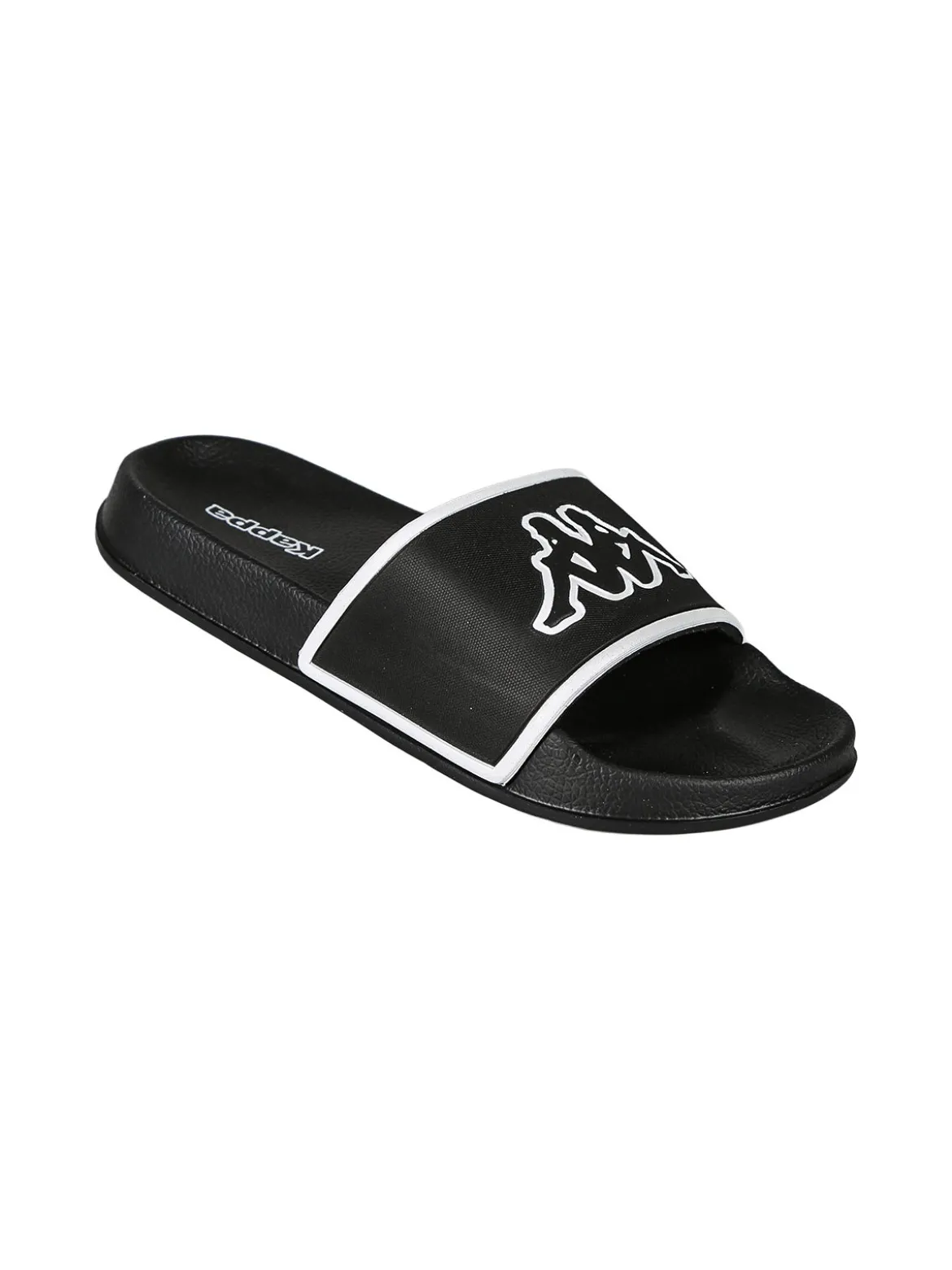 Kappa LOGO FLIP Ciabatte da bambini a fascia con logo - nero