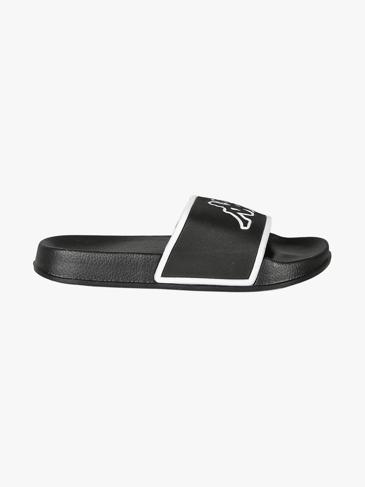 Kappa LOGO FLIP Ciabatte da bambini a fascia con logo - nero