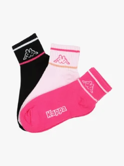 Kappa 3 Paia di calze corte da bambina
