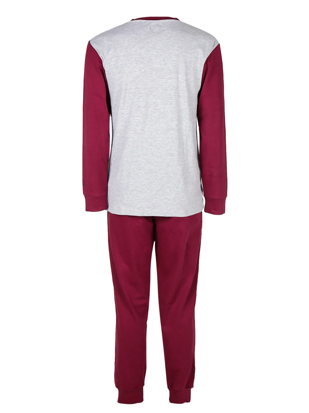 Kappa Pigiama lungo da uomo in cotone interlock