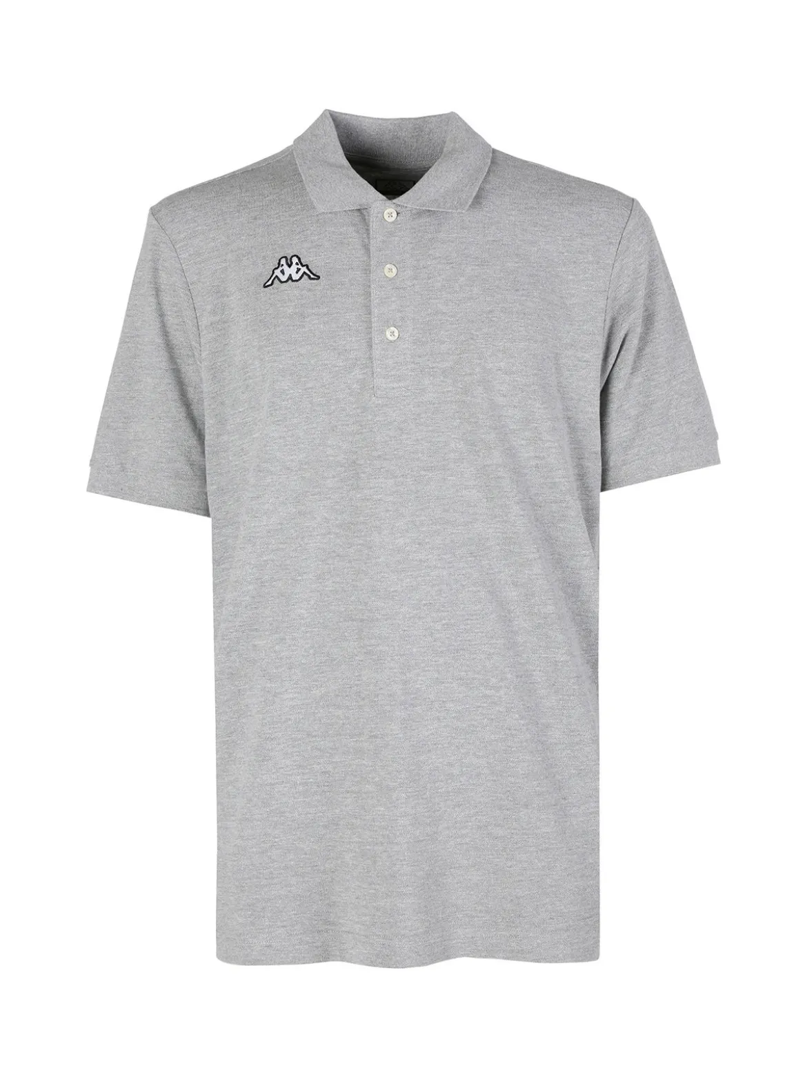 Kappa Polo da uomo a maniche corte in cotone con logo