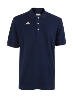 Kappa Polo da uomo a maniche corte in cotone con logo