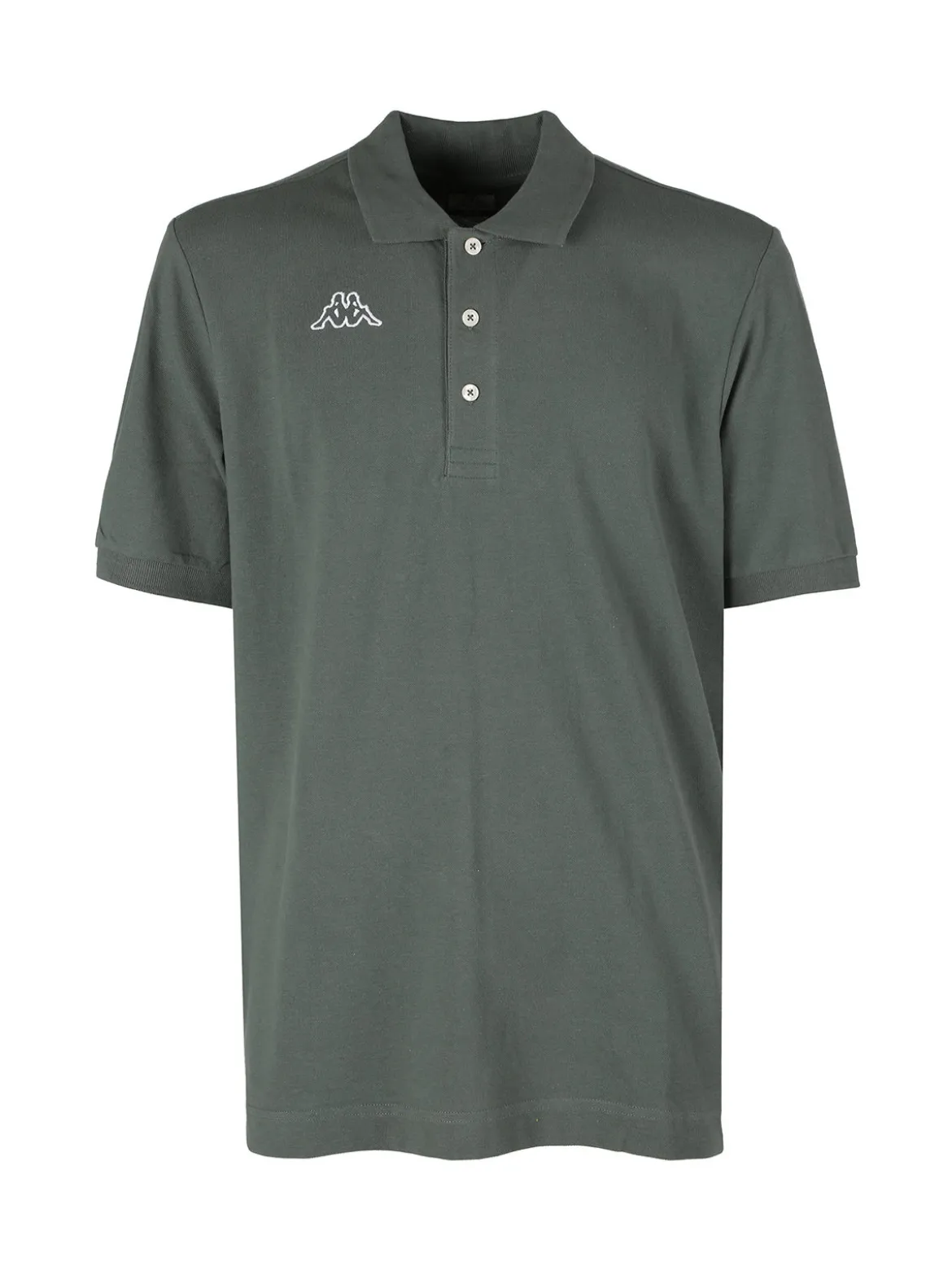 Kappa Polo da uomo in cotone a manica corta con logo