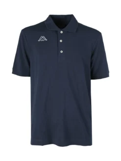 Kappa Polo da uomo in cotone a manica corta con logo