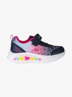 Kappa SPARK Sneakers sportive da ragazza con luci e cinturino a strappo - multicolore