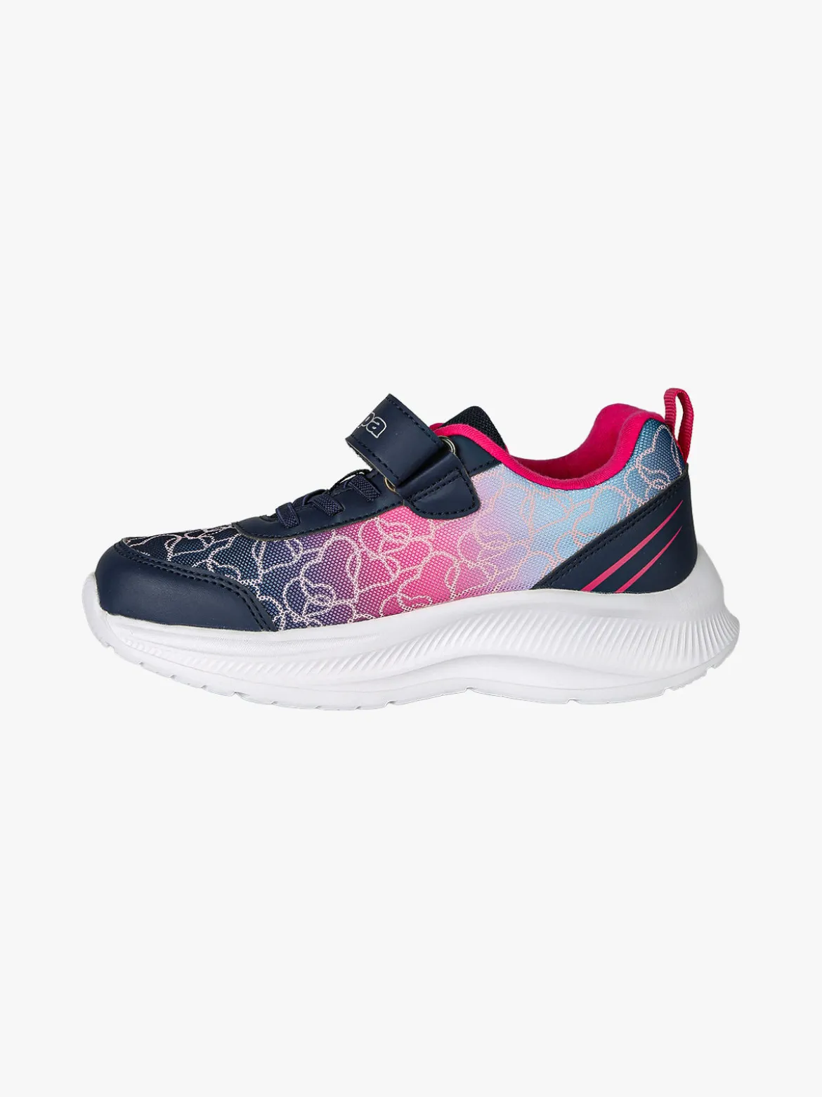 Kappa SPARK Sneakers sportive da ragazza con luci e cinturino a strappo - multicolore
