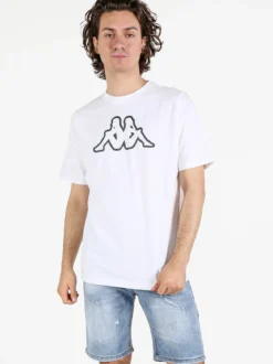 Kappa T-shirt da uomo in cotone con logo