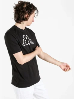 Kappa T-shirt da uomo in cotone con logo