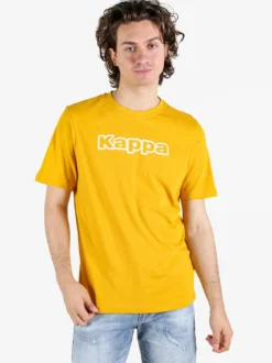 Kappa T-shirt da uomo in cotone con stampa scritta