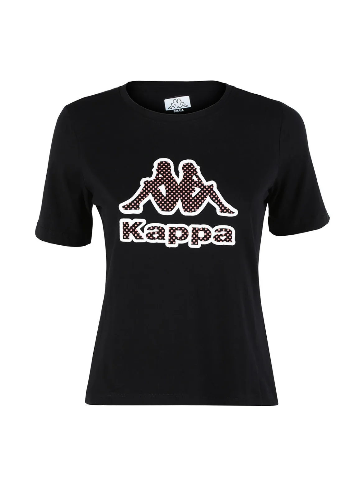 Kappa T-shirt donna in cotone con logo a pois