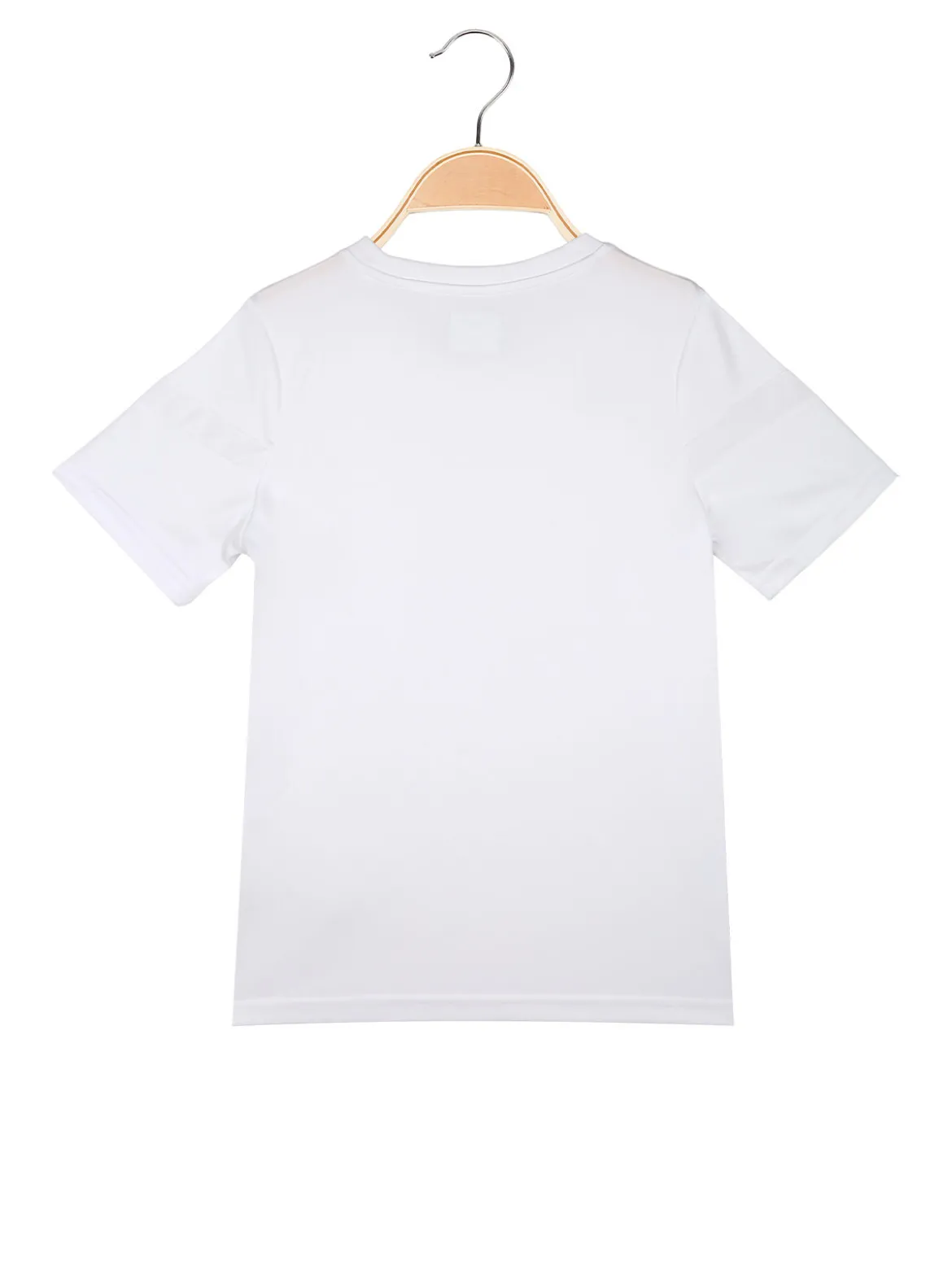 Kappa T-shirt sportiva da ragazzo con logo - bianco