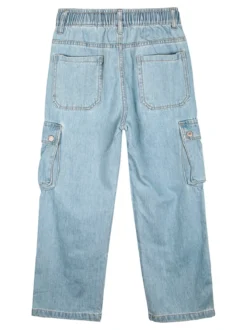 Keetop Jeans cargo da ragazzo con coulisse