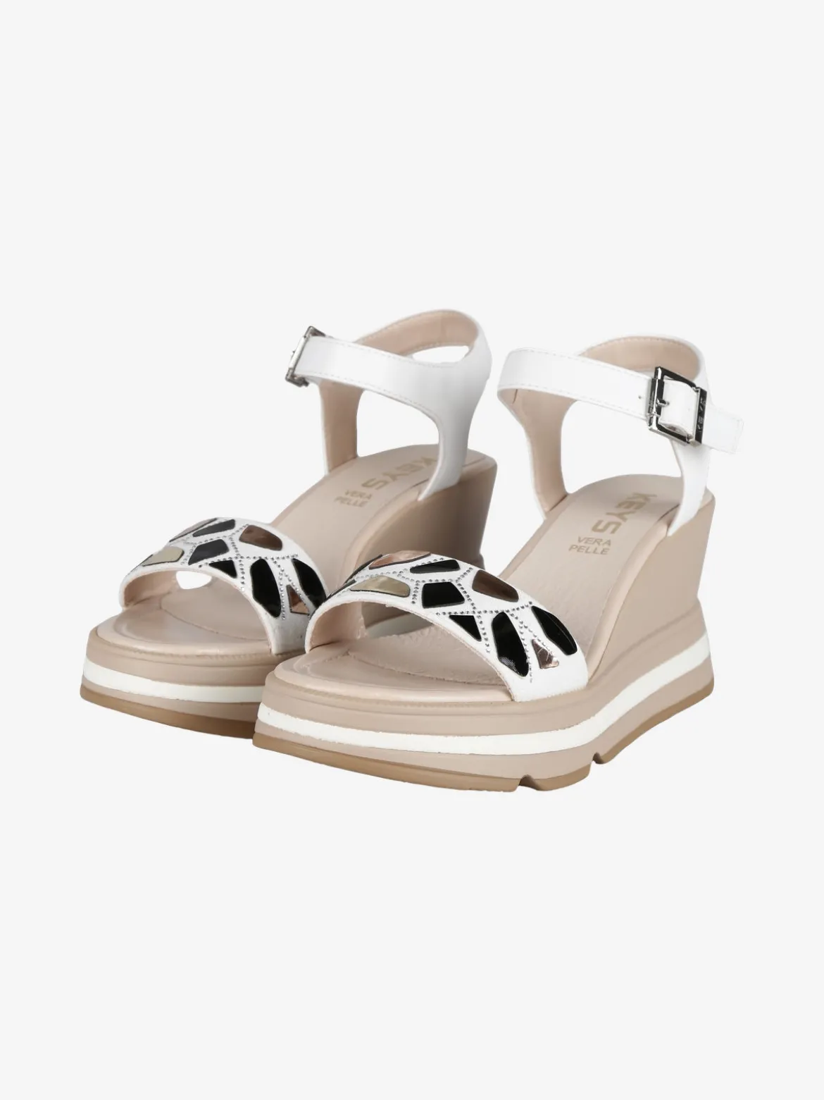 Keys Sandali donna con zeppa