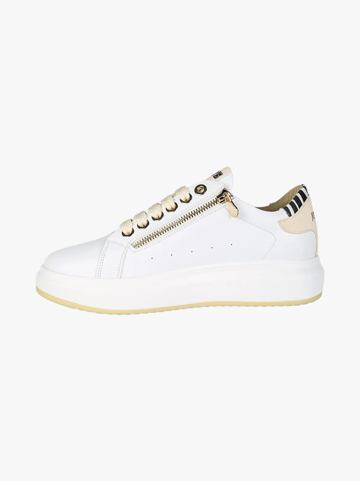 Keys Sneakers donna con platform - beige