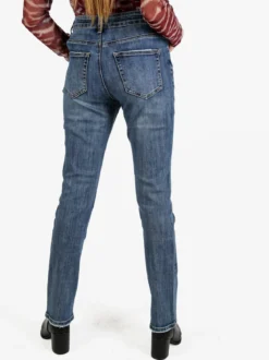 Kiss Pink Jeans donna regular fit a gamba dritta - jeans