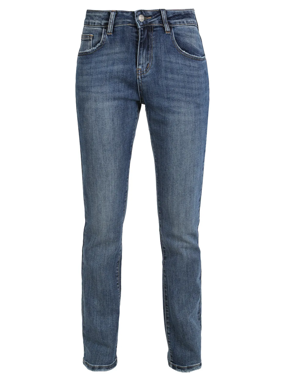 Kiss Pink Jeans donna regular fit a gamba dritta - jeans