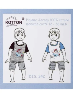 Kotton Pigiama corto neonato in cotone