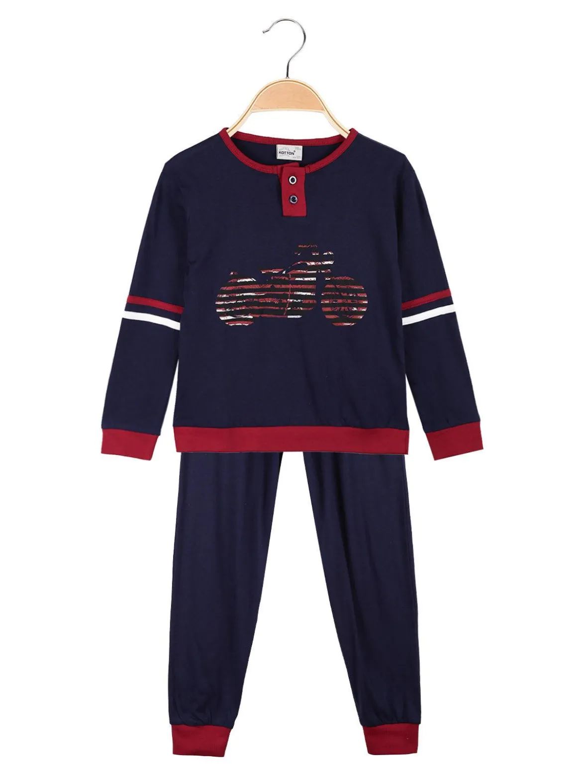 Kotton Pigiama lungo bambino in cotone