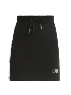 Ladp Gonna in cotone con bottoni laterali