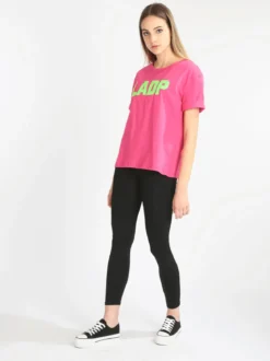 Ladp T-shirt donna manica corta con scritta