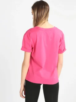 Ladp T-shirt donna manica corta con scritta