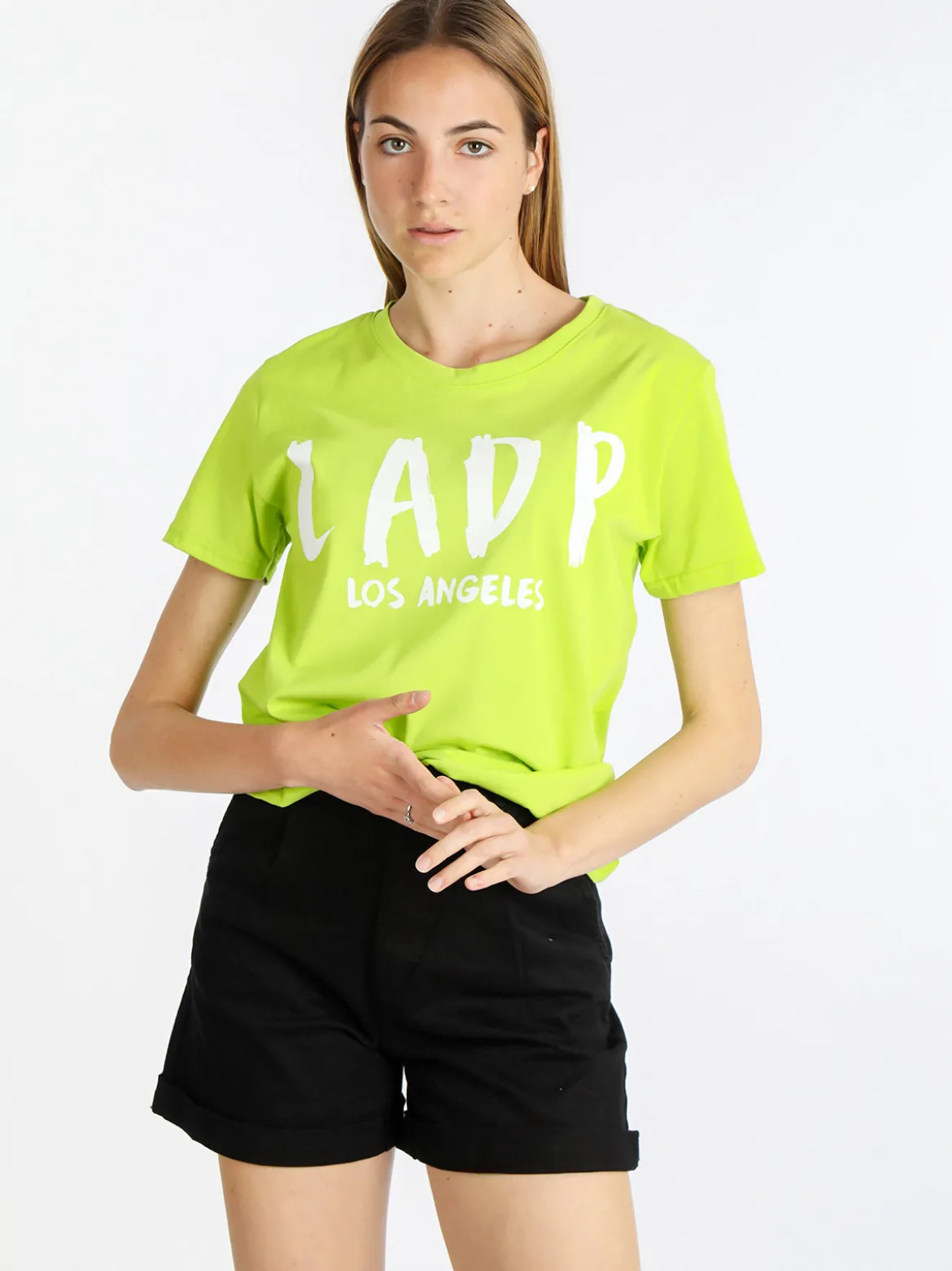 Ladp T-shirt manica corta donna con scritta