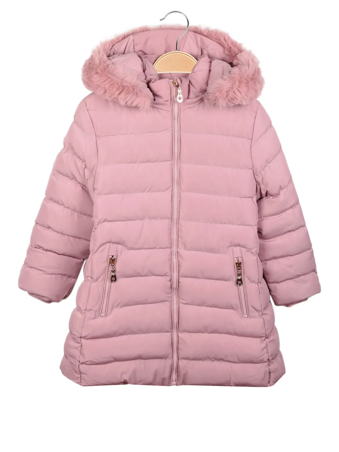 Lady Moda Piumino lungo imbottito da bambina