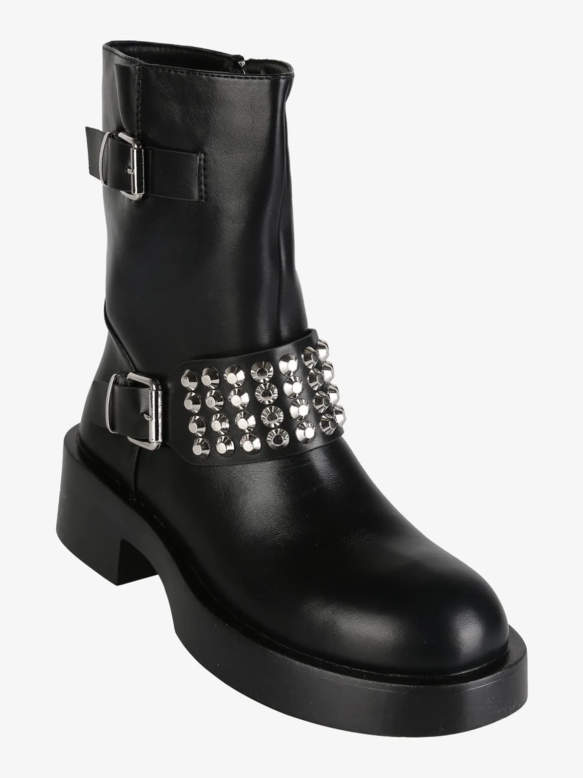 La Flor Stivaletti biker da donna con borchie