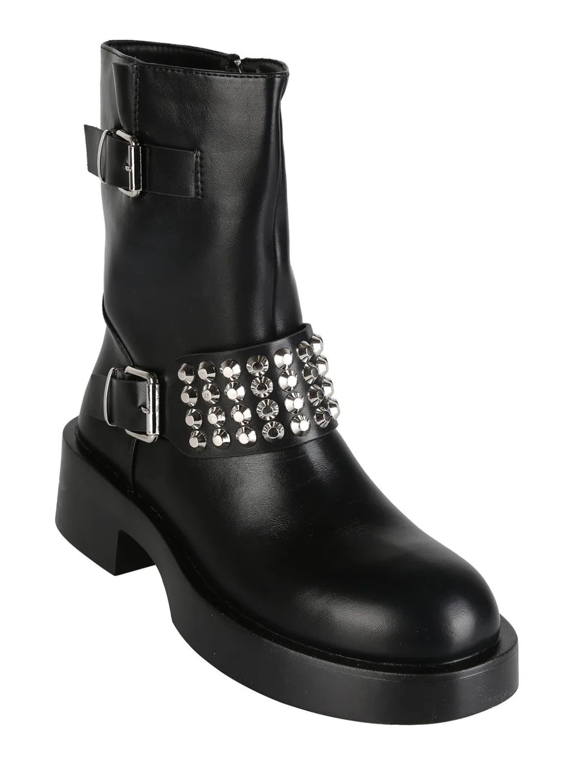 La Flor Stivaletti biker da donna con borchie