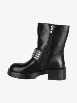 La Flor Stivaletti biker da donna con borchie