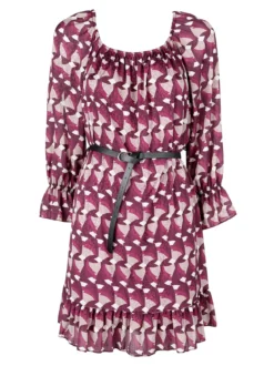 Lamiar Vestito donna con scollo elastico arrotondato