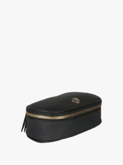 Laura Biagiotti Beauty case da donna in ecopelle con zip - nero