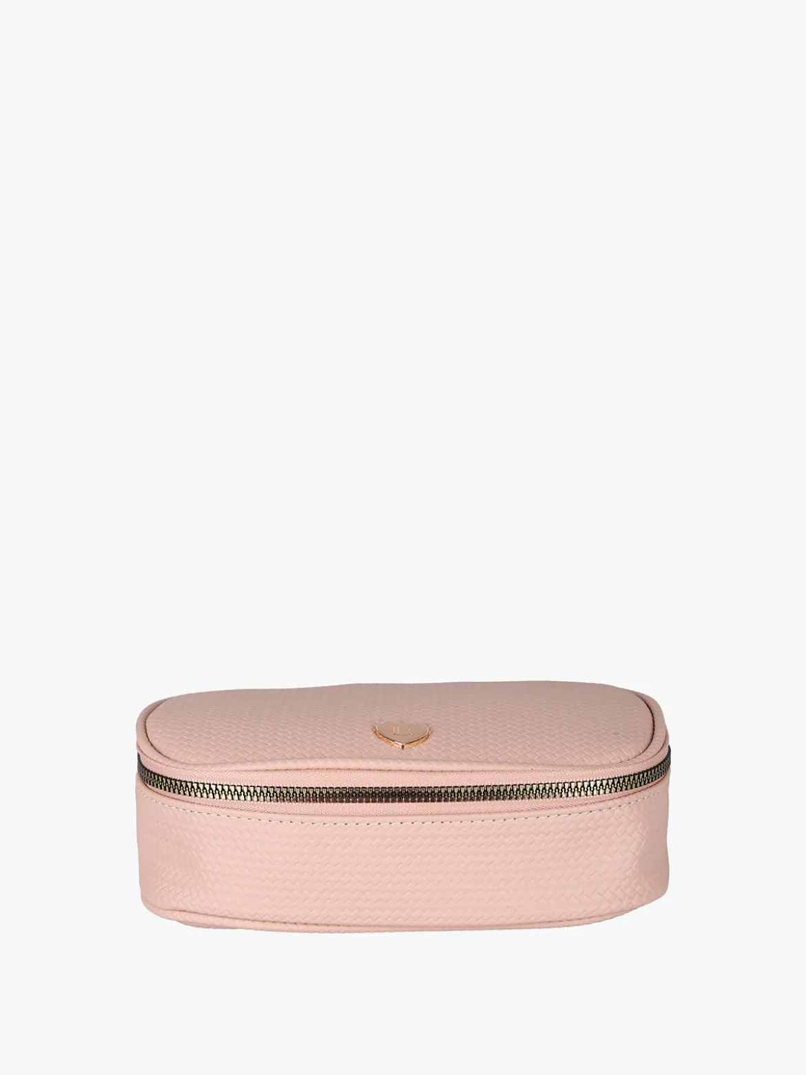 Laura Biagiotti Beauty case da donna in ecopelle con zip - rosa