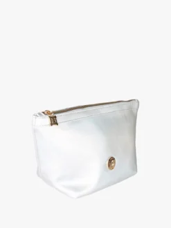 Laura Biagiotti Beauty case medio con logo - argento
