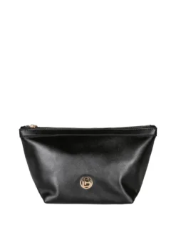 Laura Biagiotti Beauty case medio con logo - nero