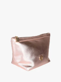 Laura Biagiotti Beauty case medio con logo - rosa