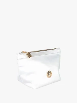 Laura Biagiotti Beauty case piccolo con logo - argento