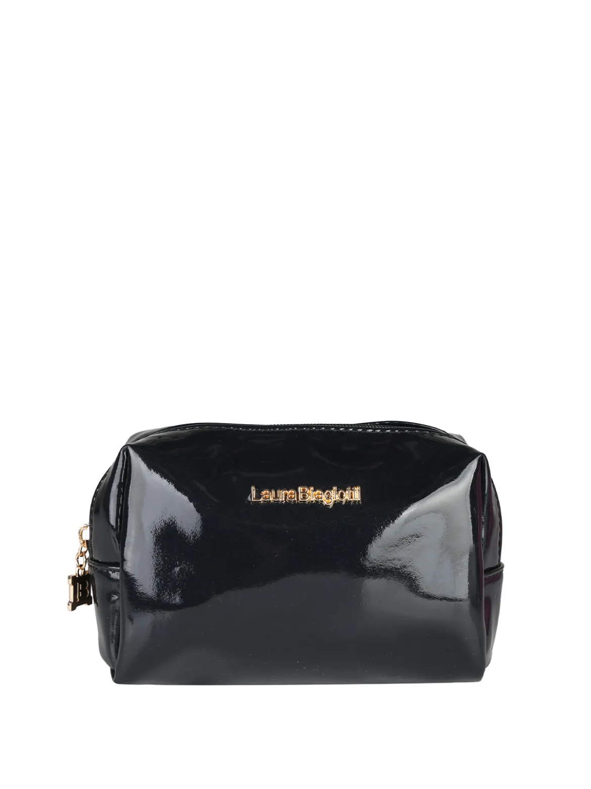 Laura Biagiotti Beauty case piccolo glitterato - nero