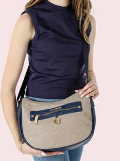 Laura Biagiotti Borsa a tracolla da donna - blu