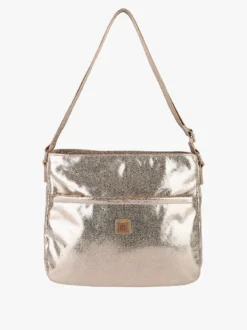 Laura Biagiotti Borsa donna a tracolla effetto laminato