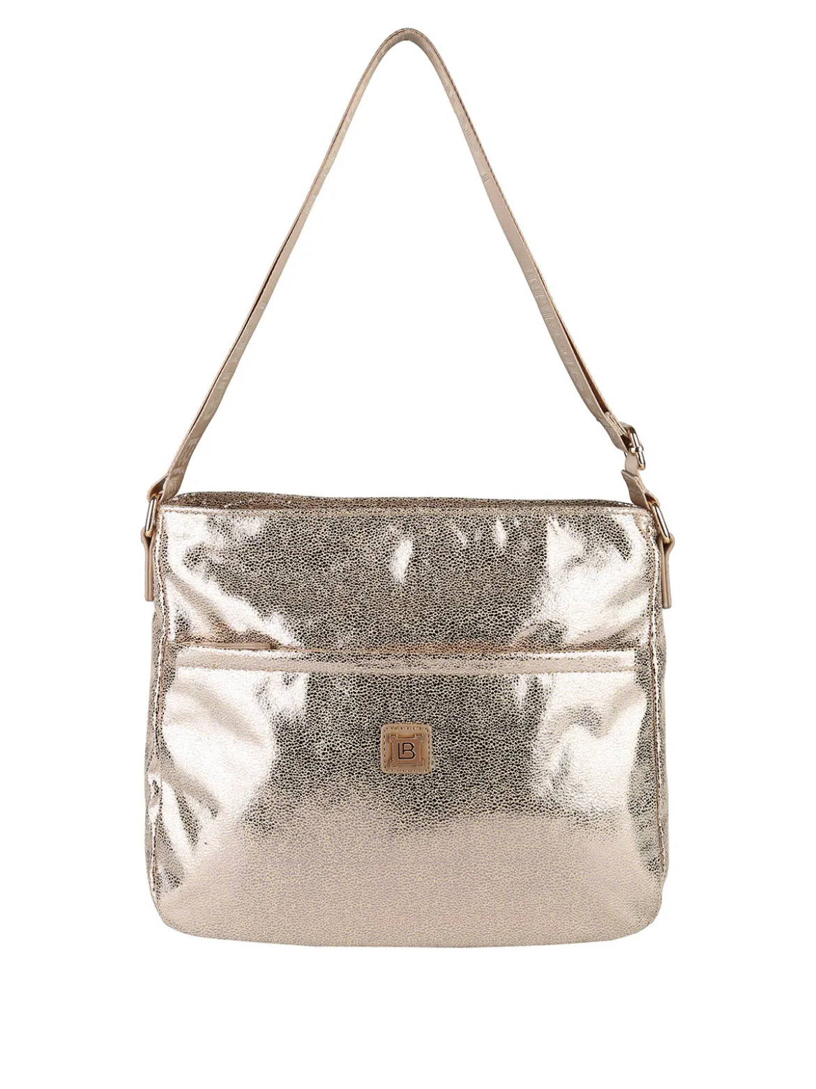 Laura Biagiotti Borsa donna a tracolla effetto laminato