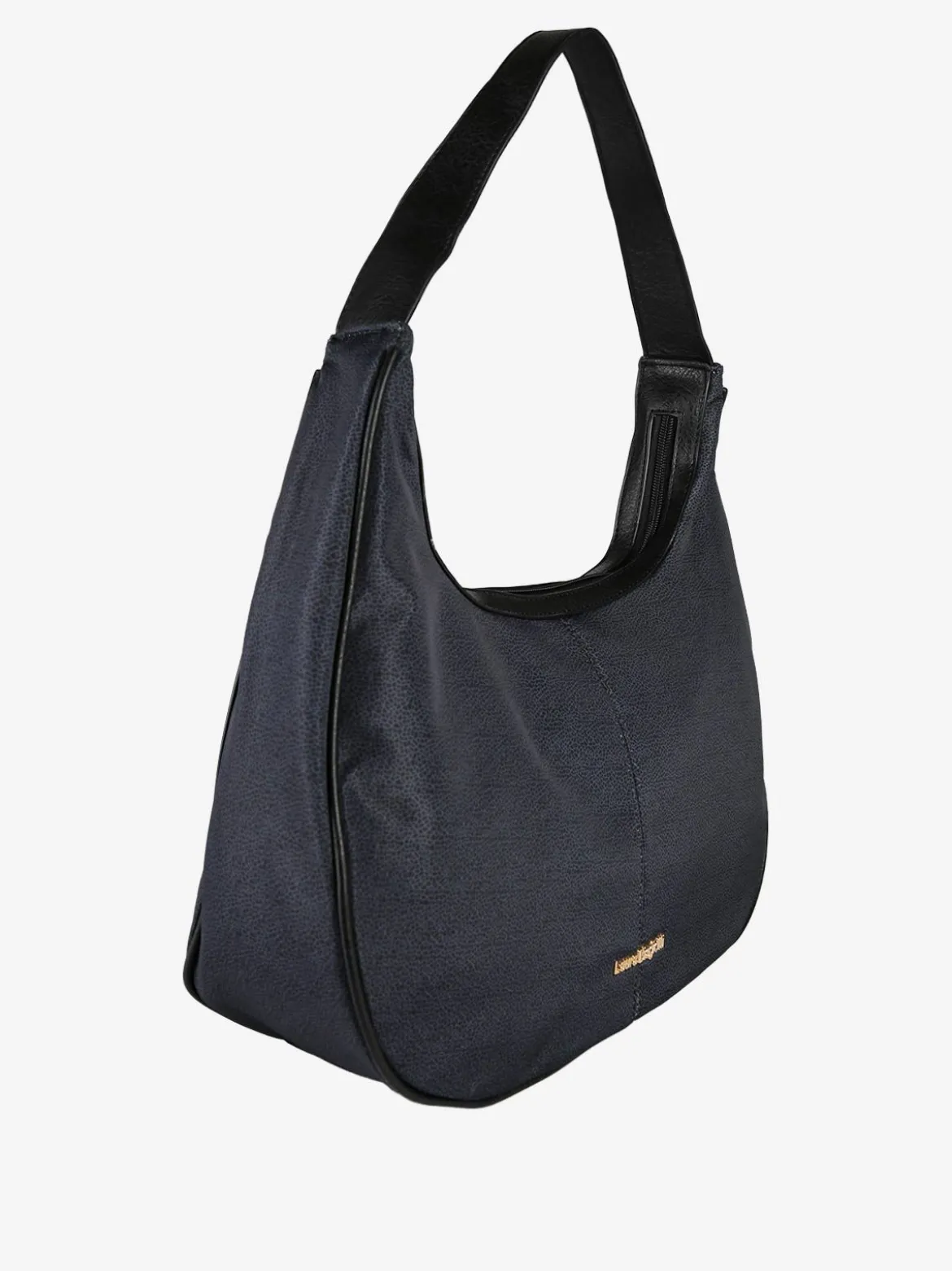Laura Biagiotti Borsa donna hobo in tessuto impermeabile - nero