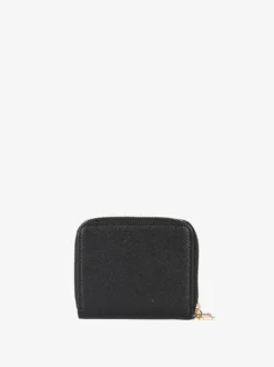 Laura Biagiotti Portafoglio mini da donna zip e logo - nero