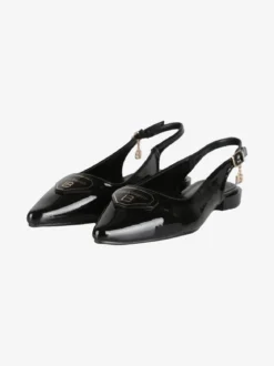 Laura Biagiotti Slingback donna in vernice con cinturino alla caviglia con fibbia