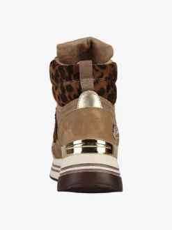 Laura Biagiotti Sneakers donna alte con platform e interno in ecopelo - marrone