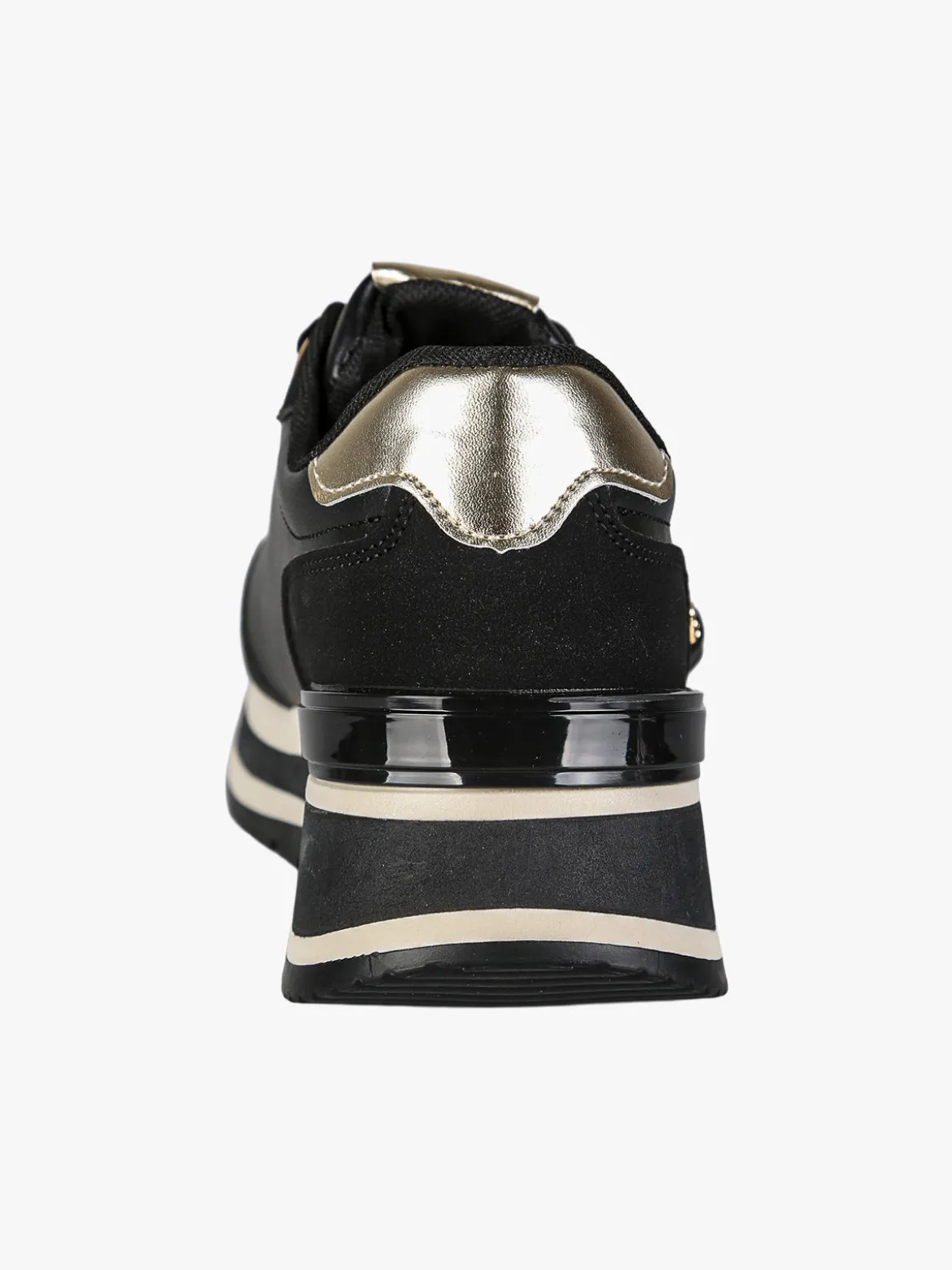Laura Biagiotti Sneakers donna con dettaglio gioiello e platform - nero