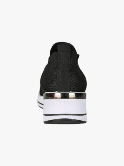 Laura Biagiotti Sneakers donna con strass e zeppa - nero
